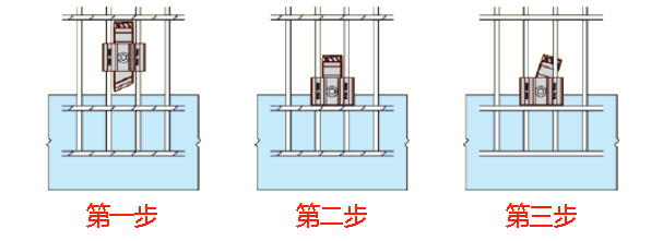 钢格板固定夹安装结构示例